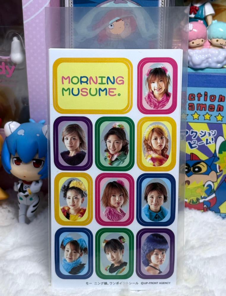 고전문구 모닝구 무스메 원 포인트 스티커