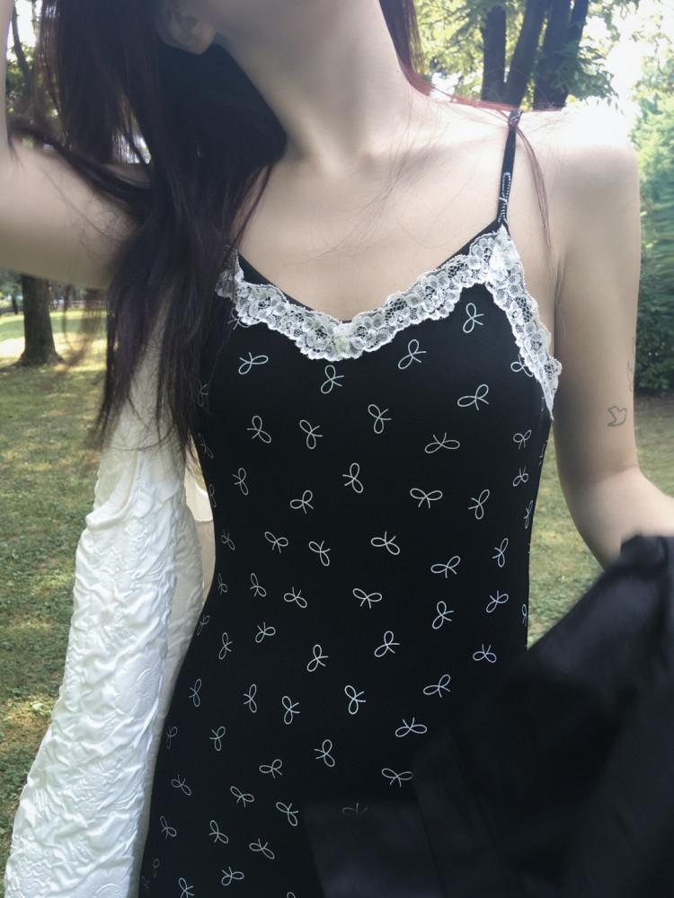 리본맥시원피스