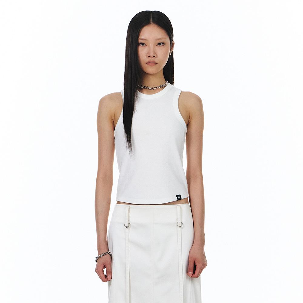 Summer Sleeveless Top (White)
