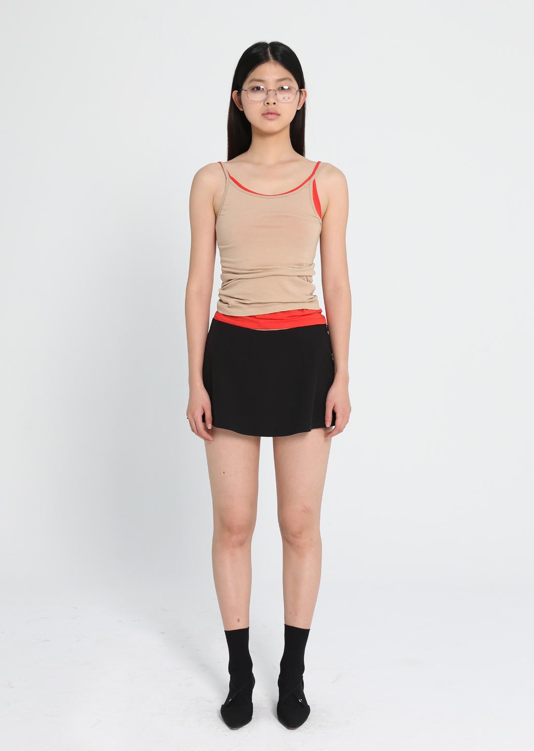 U-NECK TANK TOP BEIGE