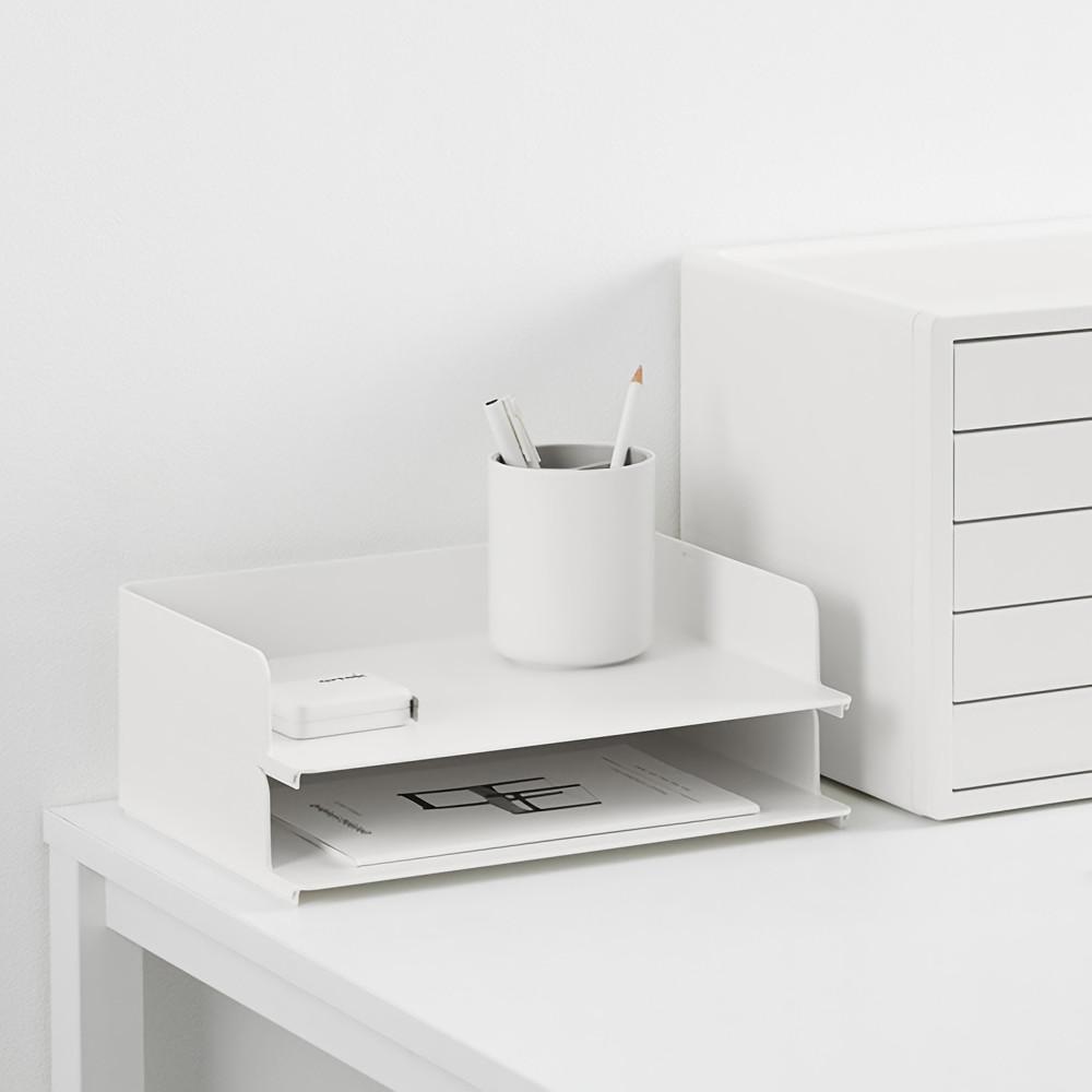 시스맥스 시스템 트레이 와이드 2P 서류정리대 서류트레이 서류함 문서함