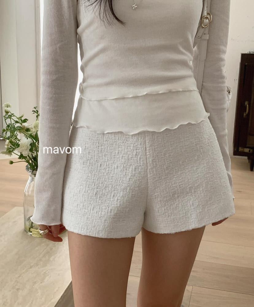 (당일/쿠폰/무배) 미엘 에그 팬츠 3col SM 세트가능 트위드 숏 하객룩 miel