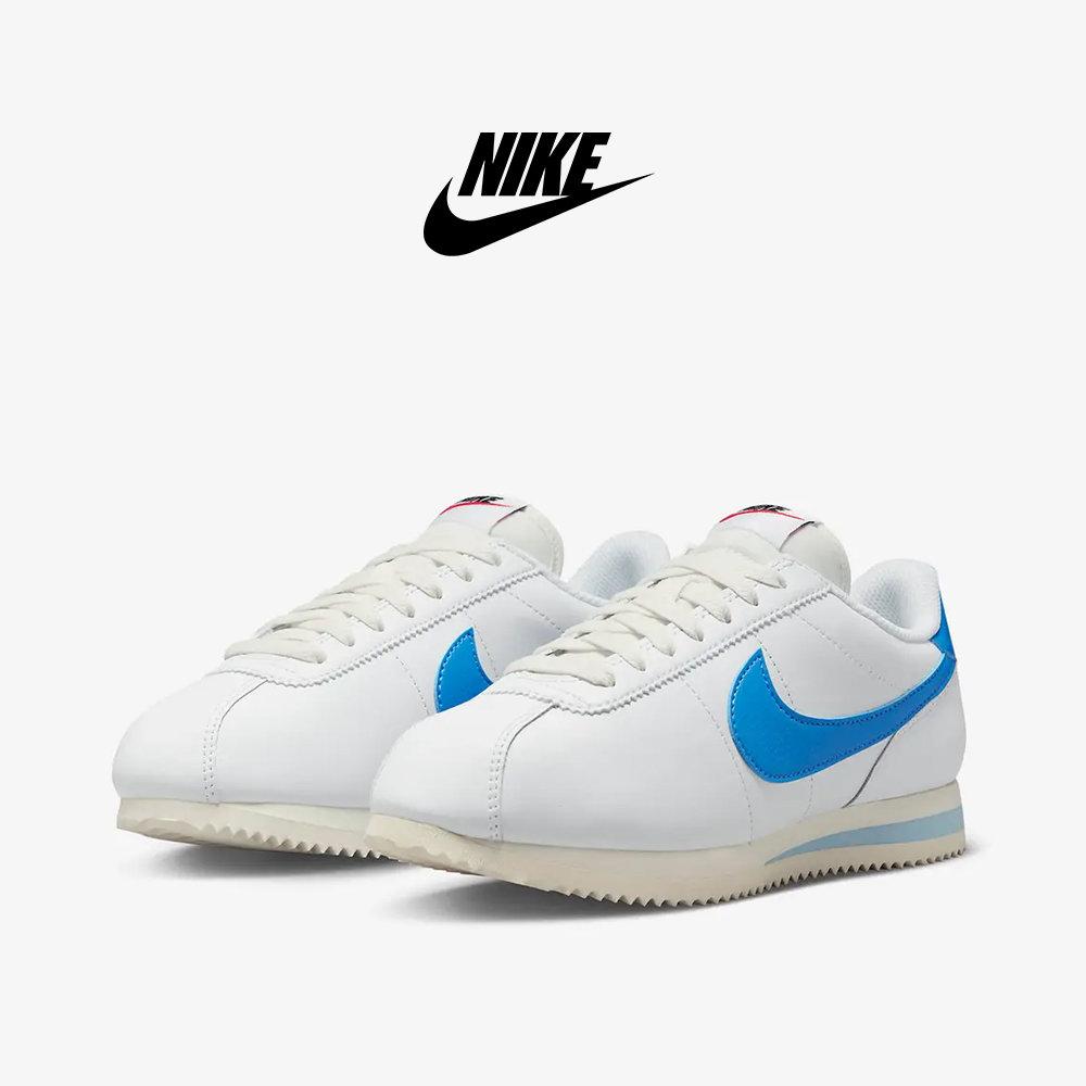 NIKE 코르테즈 화이트 유니버시티 블루 우먼즈 DN1791-102
