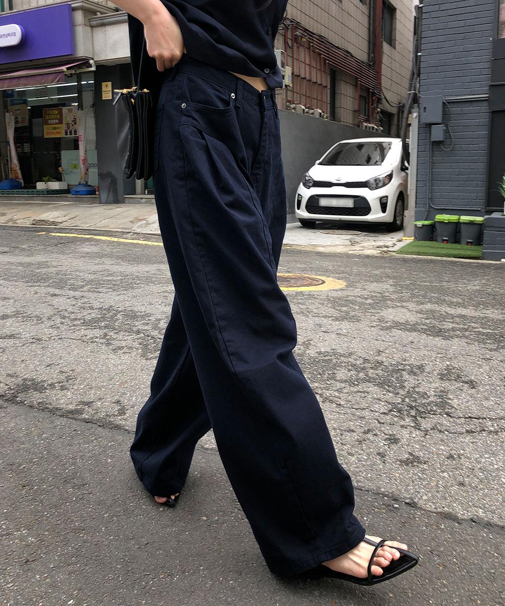 Cruise Curved Pants [Navy]