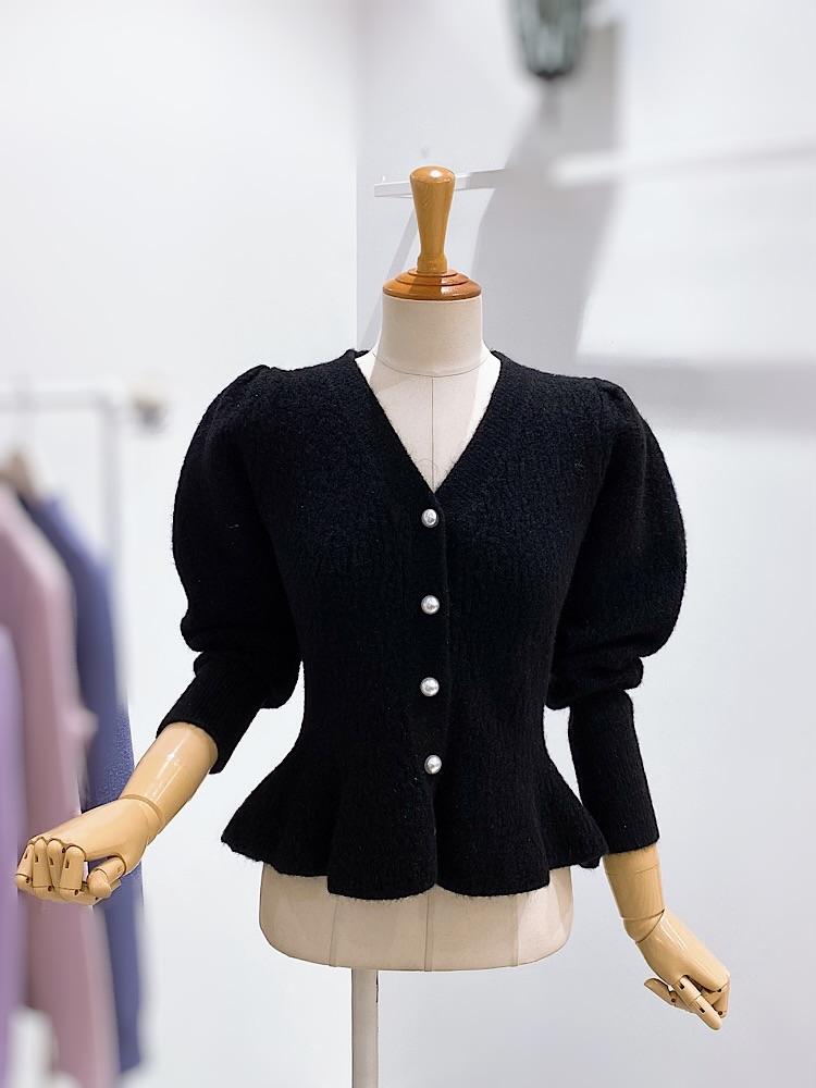 [레코브]프릴밑단 니트 가디건(LC31D2KC905X)