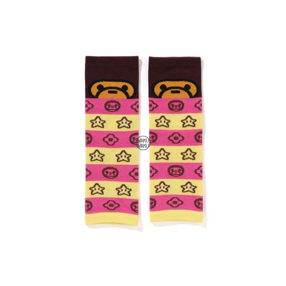 베이프 마일로 페이스 베이비 렉 워머 3컬러 MILO FACE BABY LEG WARMERS