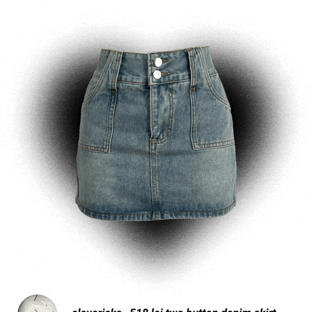 [당일🚀🚀] 518 레이 투버튼 데님 sk (2size)