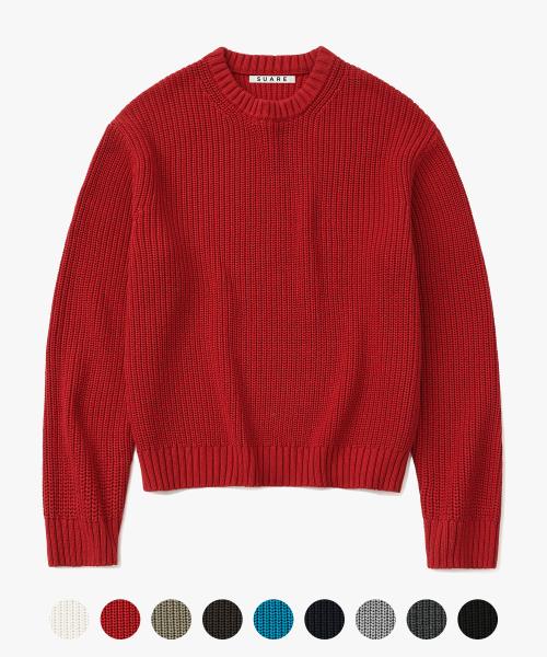 [수아레X오정규] 워셔블 크롭 하찌 니트 - 9 COLOR