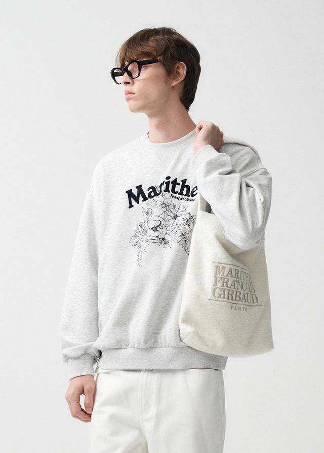 CLASSIC LOGO BOUCLE SHOULDER BAG ivory