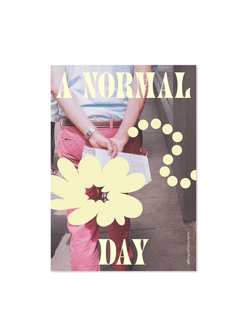 a normal day poster