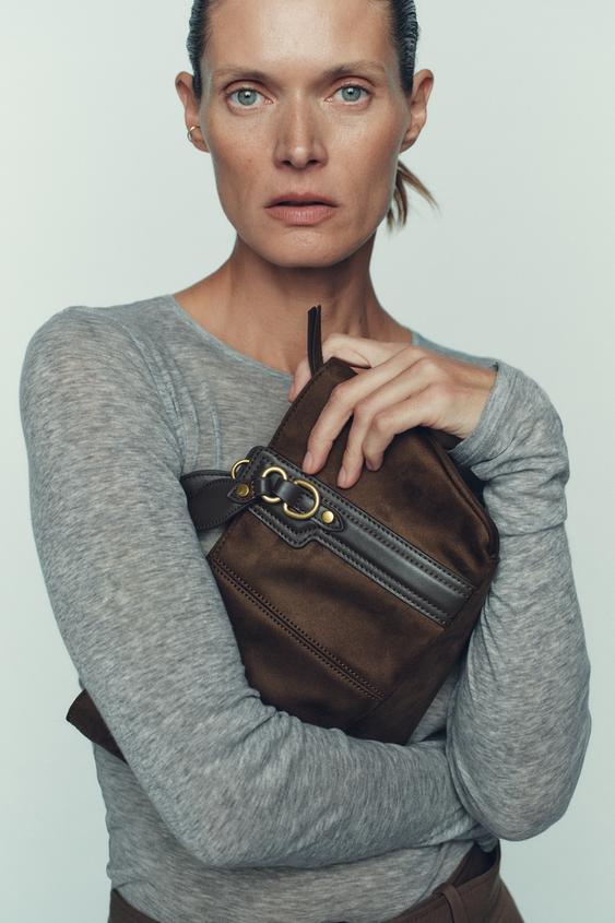 リング付きミニトートバッグ