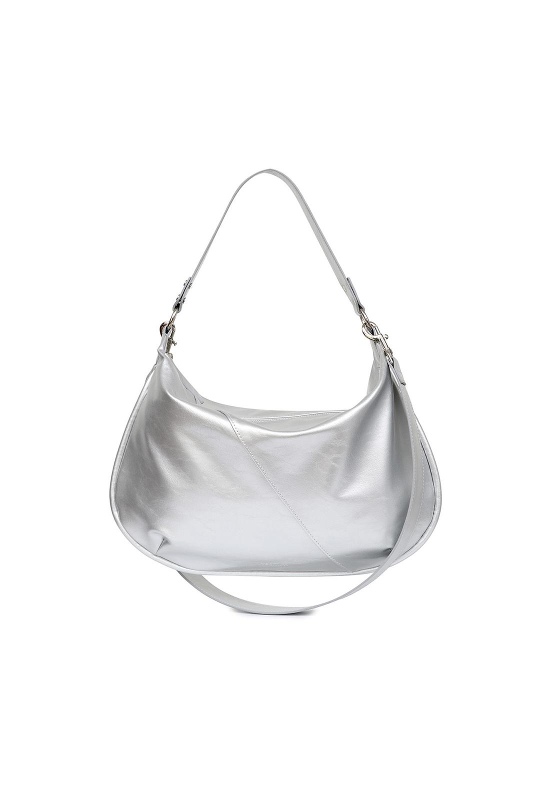 [2차 재입고] [YEOMIM X 이유정] 하프 문 백 half moon bag (silver)