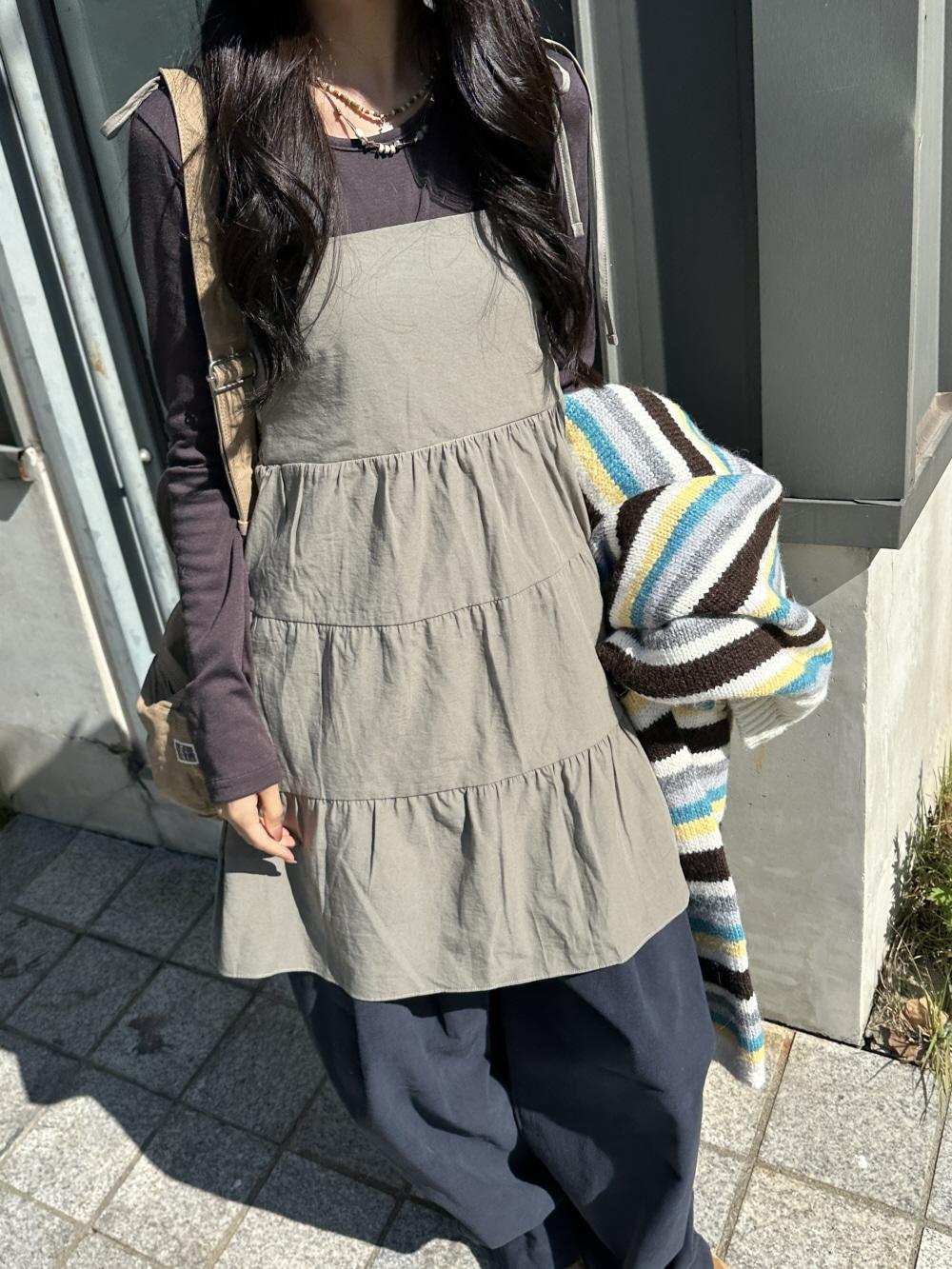 신시 에이라인 캉캉 나시원피스