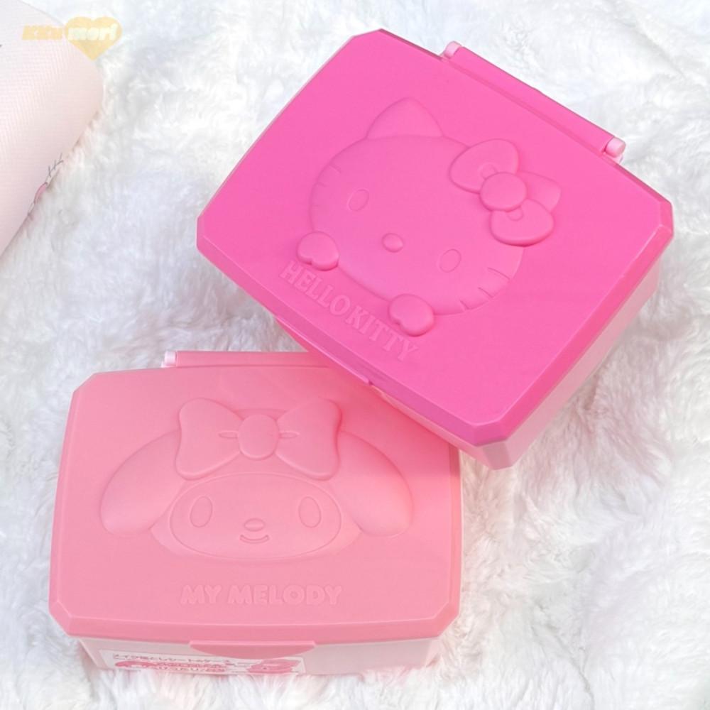 [Sanrio] 산리오 파스텔 소품케이스 보관함 헬로키티 & 마이멜로디 탑로더보관함 포카홀더