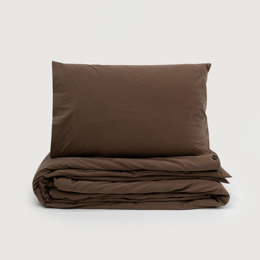 Cotton Duvet Cover (Brown)