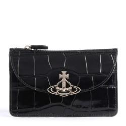 비비안 웨스트우드 린다 카프스킨 카드 홀더 지갑 블랙 51110053