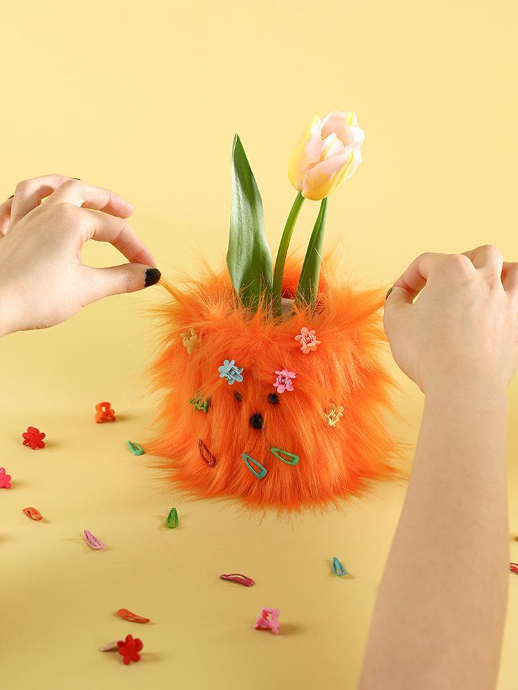 수심 Puppy Flowerpot(2 color) 강아지 화분 다용도 꽂이함 퍼 보관함