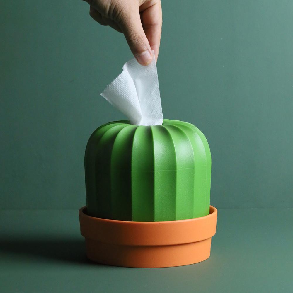 퀄리 선인장 두루마리 휴지케이스 디자인 티슈케이스