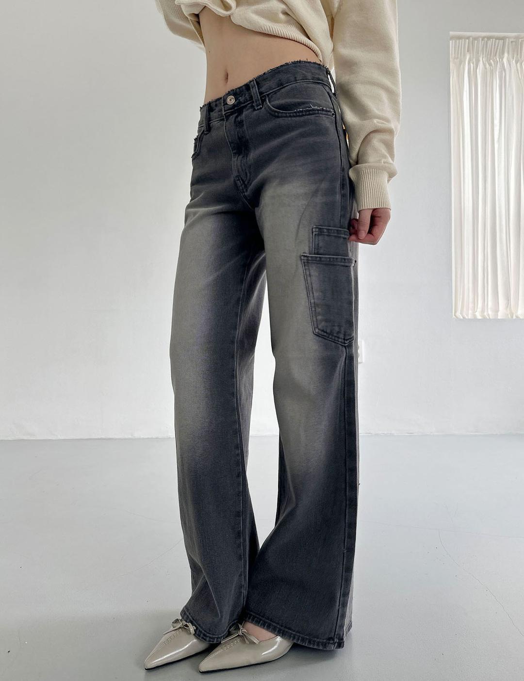 이너뮤트 pocket straight jean (1color)