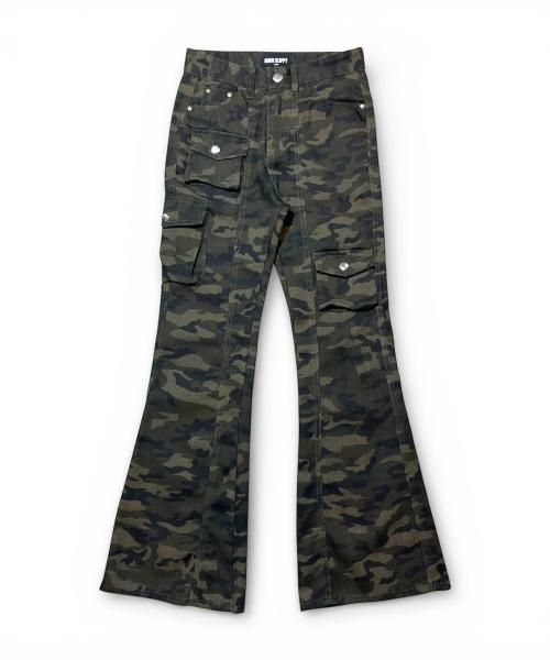 Camo Flare Cargo Pants