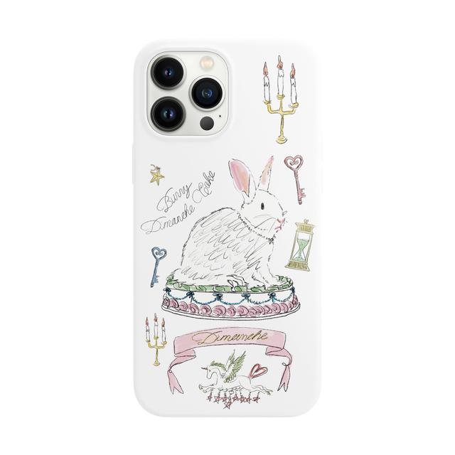 WHITE BUNNY CAKE CASE