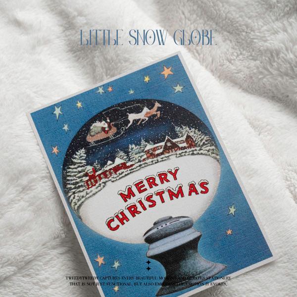 LITTLE SNOW GLOBE (크리스마스 엽서)