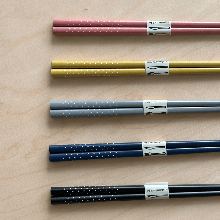 cute chopsticks 땡땡이 도트 우드 젓가락 5color