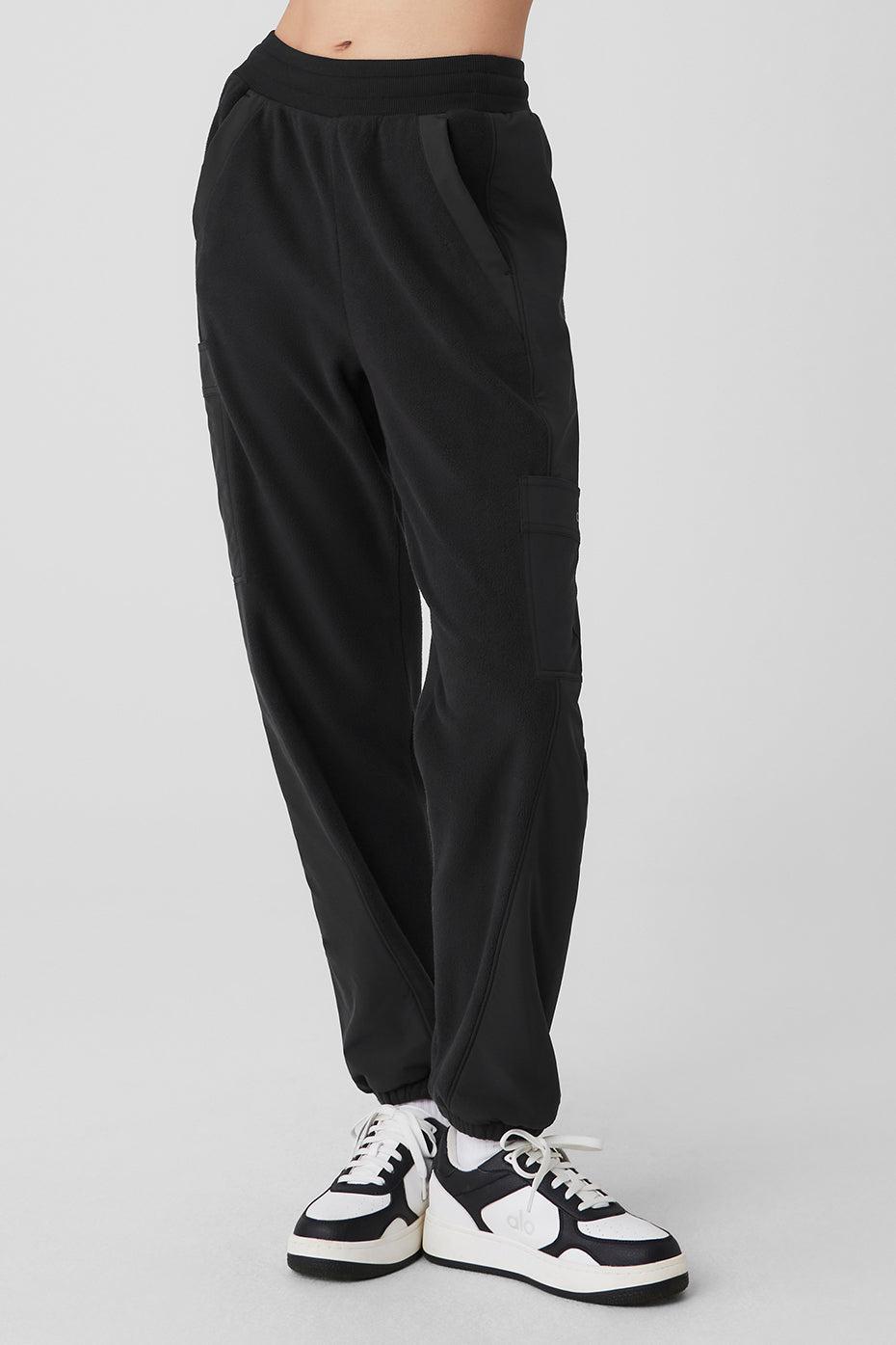 Polar Fleece Wintry Mix Pant - Black - Black / XXS