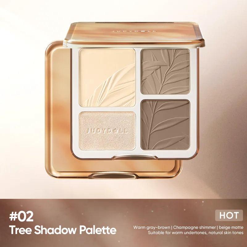 2 IN 1 Highlighter Contour Palette