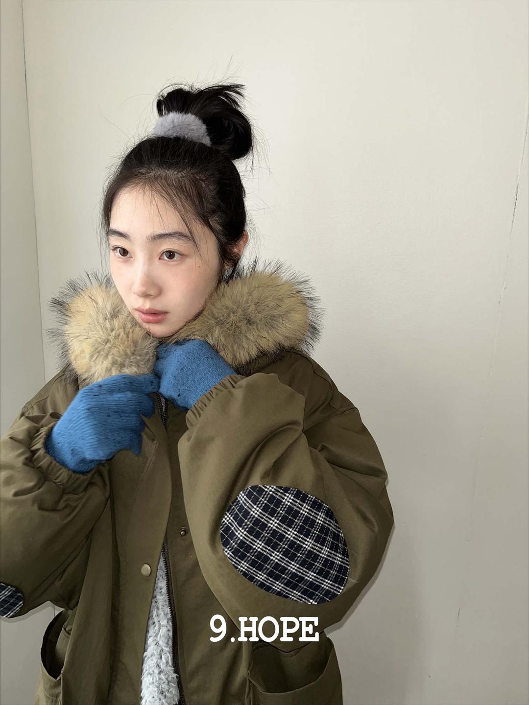 [9.hope] 조제 patch fur coat