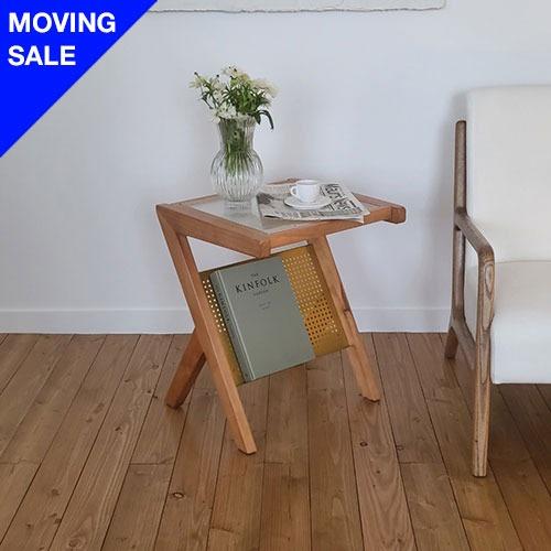 ●Moving sale 리퍼기획전●  빈티지 매거진랙 사이드 테이블