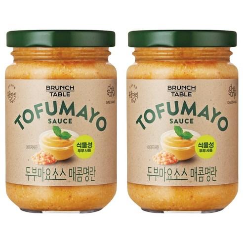 복음자리 두부마요소스 매콤명란, 190g, 2개