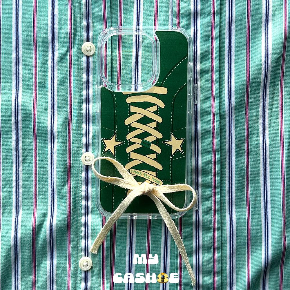 "Hand Made\" [Jell Hard Case] My Cashoe Green
