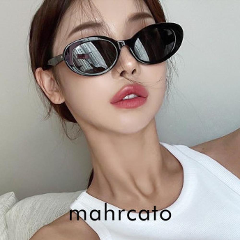 송해나 김세은 선글라스 마르카토 나오미 naomi 001 블랙 빈티지 오벌 지코 썬그라스