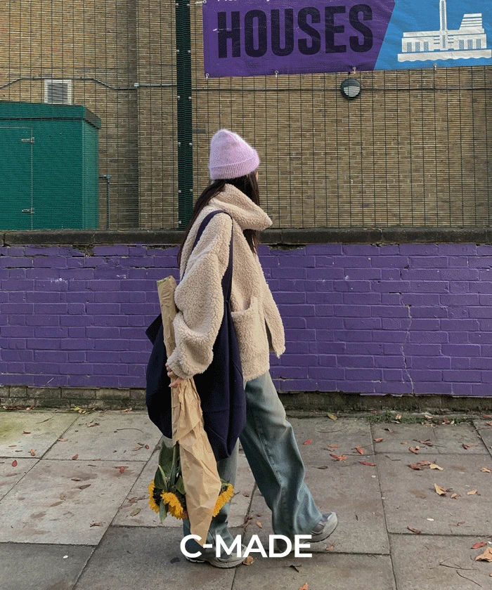 [MADE] 테디 하이넥 플리스 점퍼 (2color)