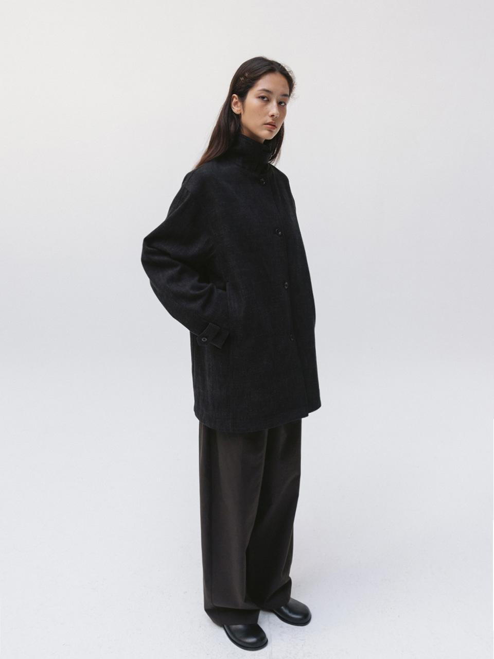 [1st] half coat (dark brown)