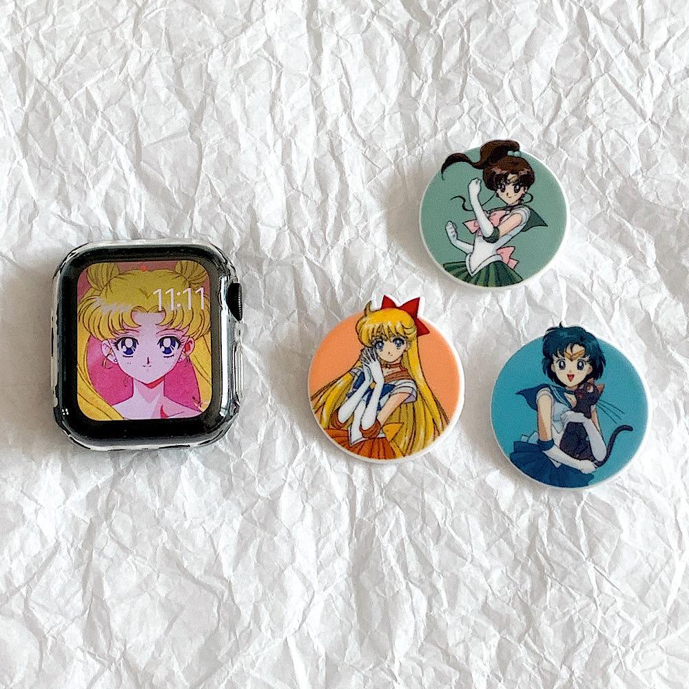 [3개 세트] 세일러문 뱃지 세일러문 브로치 세트