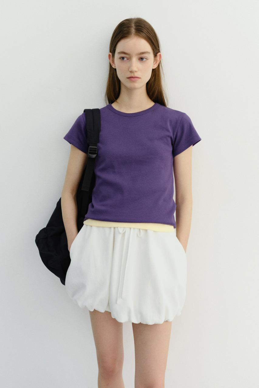 ESSENTIAL T-SHIRT PLUM_UDTS6B223U2