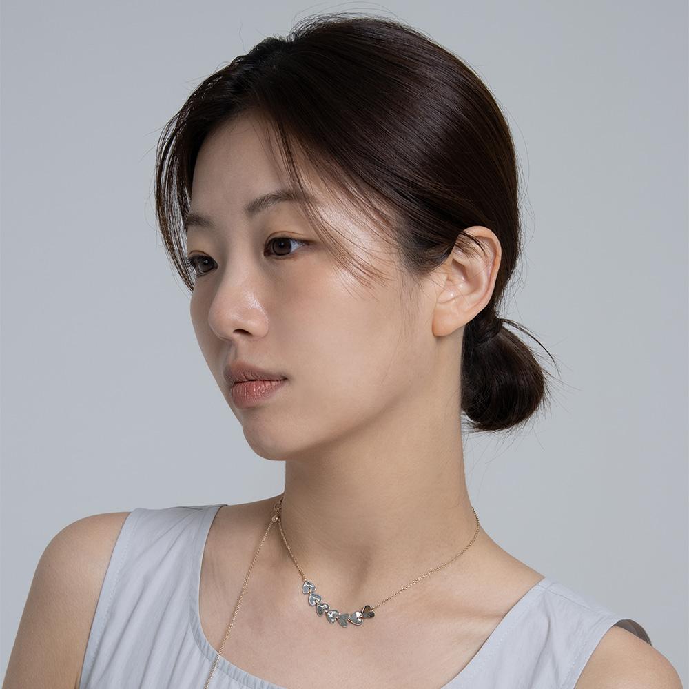 하이메 harmony heart necklace [silver]