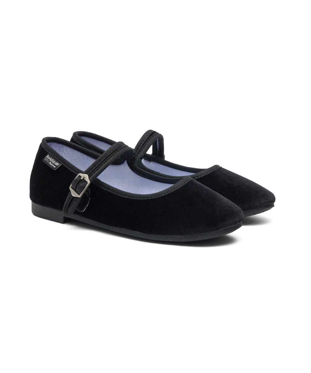 [NEW 15%] BELLA QUILTED MARYJANES - ALL BLACK