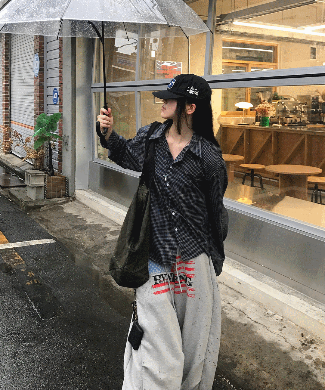 LT 쿠바 체크 긴팔셔츠