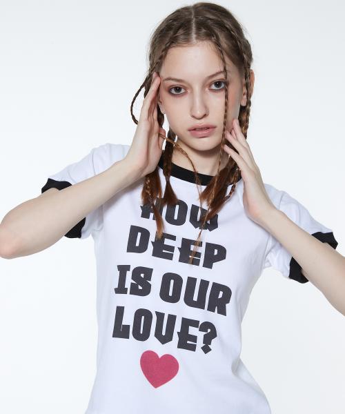 RT HOW DEEP TEE(WHITE)