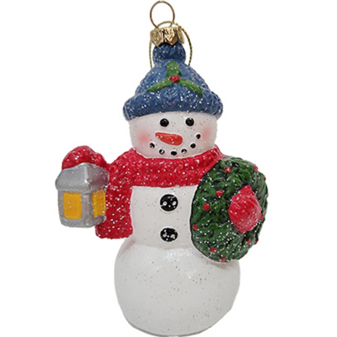 블루햇 리스 눈사람 크리스마스 트리오너먼트 - 소품(인형/스커트/보관함) | 쿠팡
