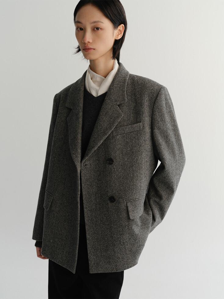 TWEED EYDEN JACKET (GREY BLEND)