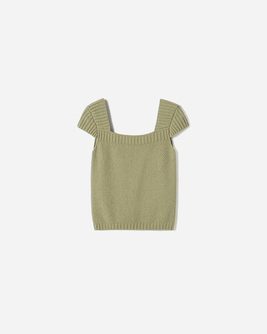 Emily Cap-Sleeve Pullover Knit
