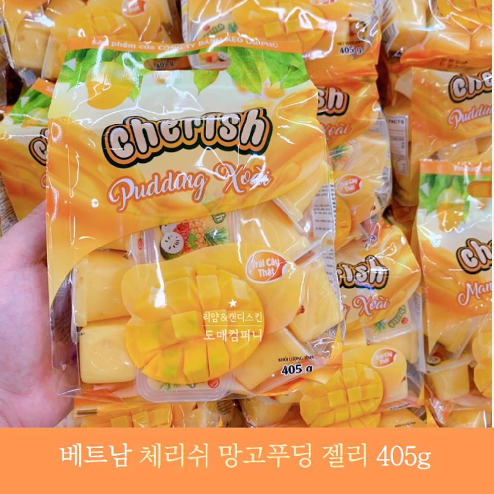 베트남 체리쉬 망고푸딩 젤리 Cherrish 405g