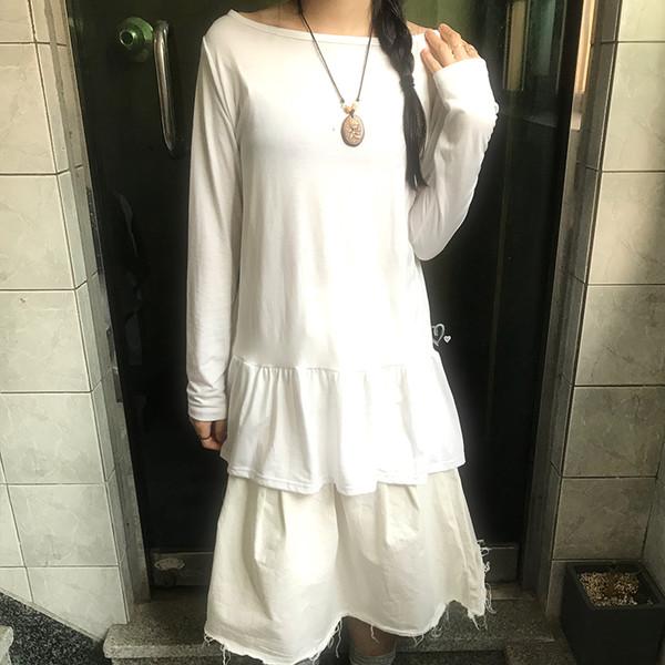 하치 레이어드 티셔츠 ( hachi layered t-shirts )