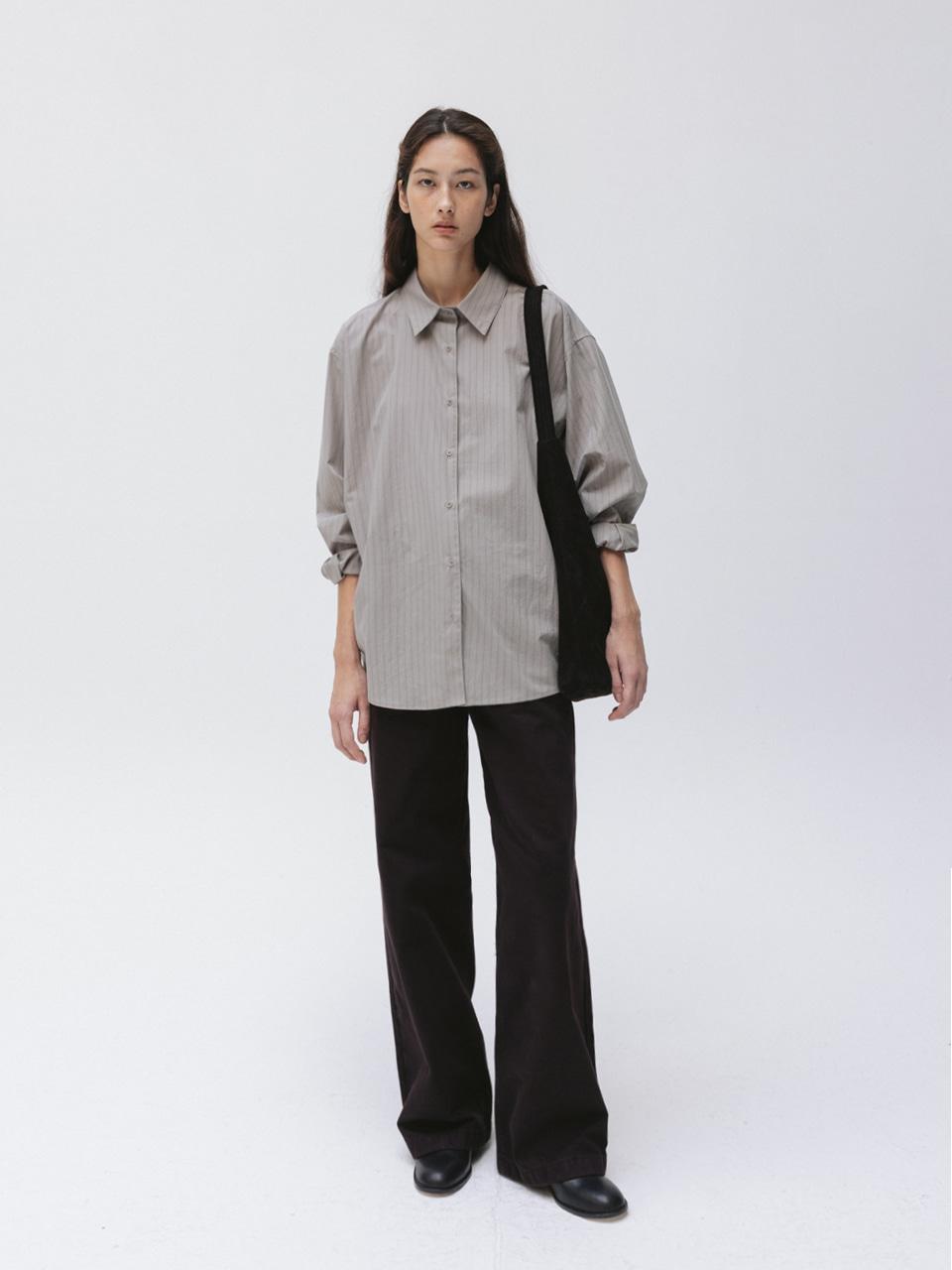 stripe shirt (mist)