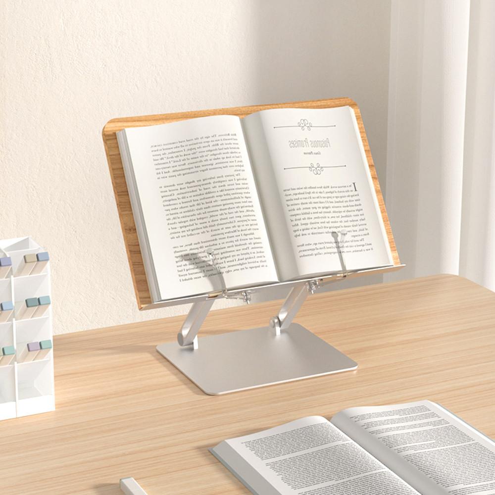 크리에이트 원목 독서대 높이조절 각도조절 책받침대 북스탠드 RT2