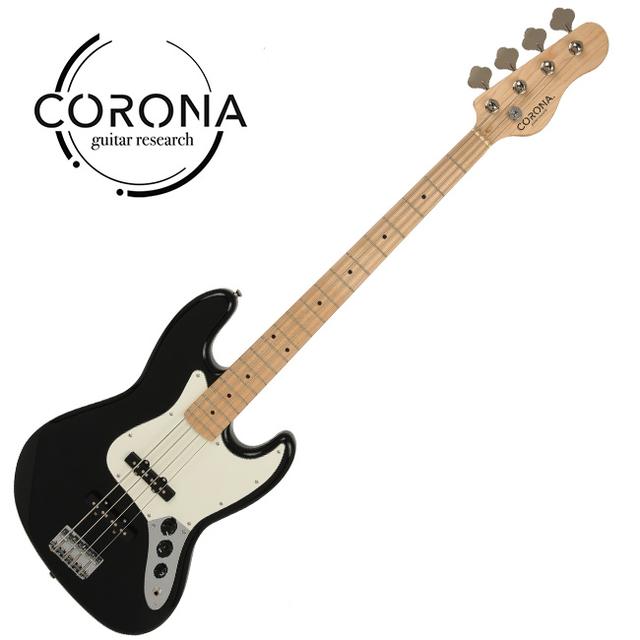 Corona - Standard Jazz / 코로나 베이스기타 Black (Maple)